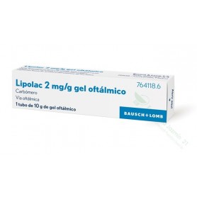 LIPOLASIC 2 MG/G GEL OFTALMICO , 1 TUBO DE 10 G